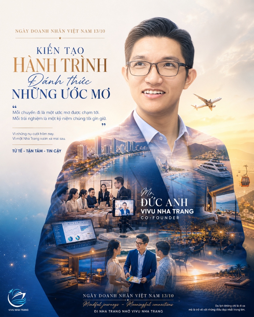 Phạm Đức Anh — Founder Vivu Nha Trang, Co-Founder, doanh nhân du lịch Nha Trang